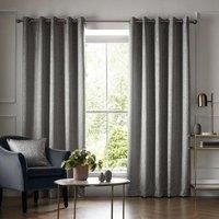Ashley Wilde Elstree Smoke Eyelet Curtains