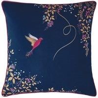Sara Miller Hummingbird Cushion, Navy