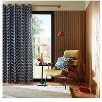 Orla Kiely - Linear Stem Curtains - Whale - 117x137cm