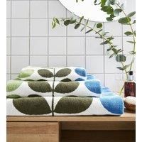 Orla Kiely Trio Stem Riviera TowelsBathroom Linen: Bath Sheet, 100x150cm