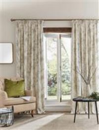 Laura Ashley Pussy Willow Curtains, 162 x 182cm, Dove Grey