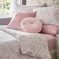Laura Ashley Aria Duvet Cover and Pillowcase Set – Blush