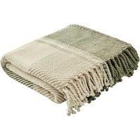 Laura Ashley Green Hedge Dylan Throw RRP £58