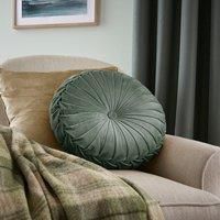 Laura Ashley Rosanna 35cm x 14cm Round Filled Cushion Fern