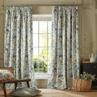 Sky Voyage Maison Designer Country Hedgerow Tape Top Pencil Pleat Curtains Pair