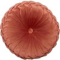 Laura Ashley Rosanna 35cm x 14cm Round Filled Cushion Terracotta