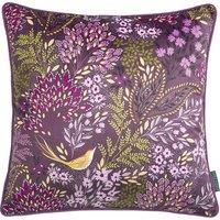 Sara Miller Songbird Cushion, Plum