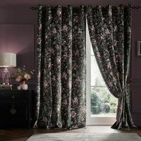 Laura Ashley W165 x Drop 137cm Edita's Garden Pair Lined Eyelet Curtains