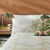 Orla Kiely Block Garden Cream BeddingBedding: Duvet Cover & 1 Pillowcase Set, Single 137x200cm