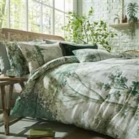 Graham & Brown Copice Forest Feather Filled Velvet Cushion