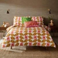 Orla Kiely Stem Bloom Duvet Set, Super King, Saffron