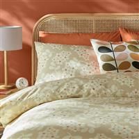 Orla Kiely Wisteria Standard Pillowcase Set, Taupe