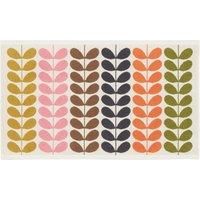 Retro Bath Mat 50x90cm by Orla Kiely in Multi Stem, Auburn