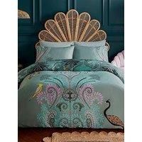 Sara Miller Peacock Filigree Bedset UK Single - 1 Standard Pillowcase
