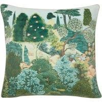Graham & Brown New Eden Feather Cushion, Emerald