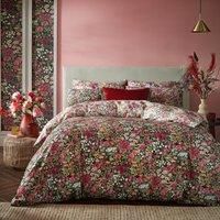 Graham & Brown Wallflower Duvet Set, Double, Rust Black
