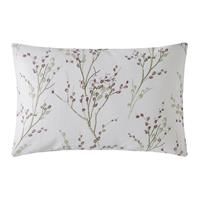 Laura Ashley Pussy Willow Pillowcase Pair, Plum Purple
