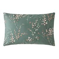 Laura Ashley Pussy Willow Pillowcase Pair, Fern Green