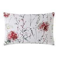 Laura Ashley Pallington Bloom Pillowcase Pair, Ruby