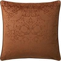 William Morris At Home Strawberry Thief Embossed Cushion- Saffron