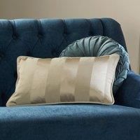 Laura Ashley Lille Stripe 30cm x 50cm Filled Boudoir Truffle Natural