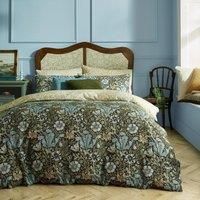 William Morris At Home Compton Duvet Set, Single, Olive Green