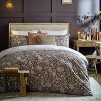 William Morris At Home Double Bough Duvet Set, Single, Heather