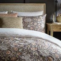 William Morris At Home Double Bough Standard Pillowcase Pair, Heather