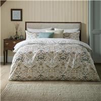 William Morris At Home Strawberry Thief 100% Cotton Sateen Duvet Set