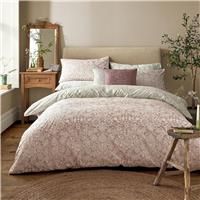 William Morris At Home Sunflower Clay 100% Cotton Percale Duvet Cover Set