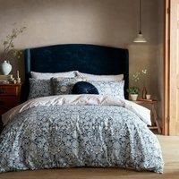 William Morris At Home Sunflower Ink 100% Cotton Percale Duvet Cover Set