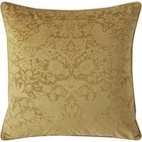 William Morris At Home Strawberry Thief Embossed Cushion In Cider