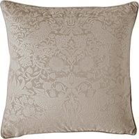 William Morris At Home Strawberry Thief Embossed Cushion In Porcini