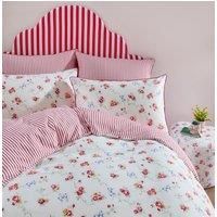 Cath Kidston Rose And Bows 100% Cotton Percale Duvet Cover Set