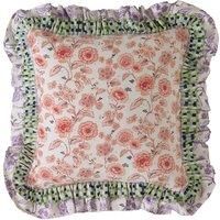 Cath Kidston Double Ruffle Filled Cushion 45cm x 45cm Multi