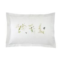 Sophie Allport Wild Floral Oxford Pillowcase Pair, Green
