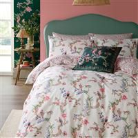 Cath Kidston Birds Of A Feather Bedding Set In Blush - Superking