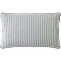 Laura Ashley Cornish Chenille Stripe 30cmx50cm Filled Cushion Natural