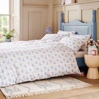 Cath Kidston Ribbon Bow Duvet Cover Bedding Set Cornflower