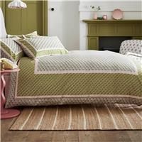 Cath Kidston Scarf 100% Cotton Duvet Cover Set In Pistachio (Single Duvet Cover Set 137cm x 200cm)