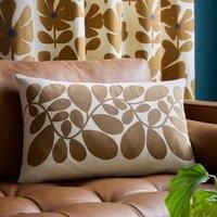 Orla Kiely Sycamore Stripe Cushion – Coffee - 40cm x 60cm