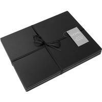 Alfred Franks & Bartlett Black Wooden Placemats - Set of 4