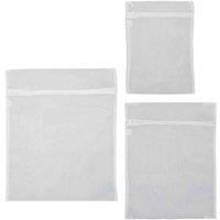 afb Home Set Of 3 Mesh Laundry Bags (40X50)