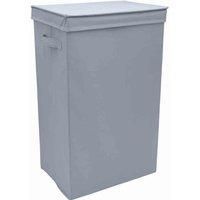 afb Home Grey Fabric Foldable Laundry Hamper