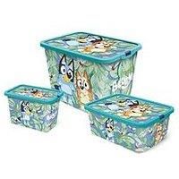 Bluey Storage Boxes 7L.13L.23L Bundle, Multi