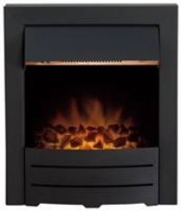 Adam Colorado Electric Inset Fire in Matt Black