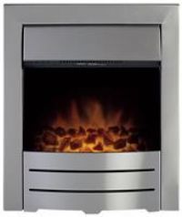 Adam Colorado 2kW Electric Inset Fire  Brushed Steel
