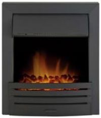 Adam Eclipse 2kW Electric Inset Fire  Black