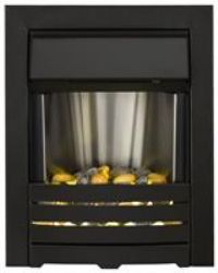 Adam Helios 2kW Electric Inset Fire  Black