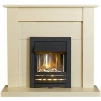 2000W Electric Fire with Sutton Fireplace Suite Natural (Cream)